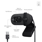 Logitech Brio 100 Full HD Webcam for Meetings and Streaming, Auto-Light Balance Built-In Mic - Graphite-Meet in Color: Coordinate and express yourself when working from home with a choice of fun yet sophisticated colors that go great with your setup
