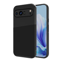 AXS PROTech Plus Dual-Layered Anti-Shock Sleek Case for Google Pixel 9 / Pixel 9 Pro - Black-Drop resistant up to 10 feet