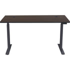 Motionwise 60" Electric Height Adjustable Standing Desk - Walnut-One desktop built-in Wireless Charger