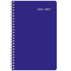 Staples 2026-2027 Weekly/Monthly Academic Planner - 8-1/2" H x 5-1/2" W - Black - Bilingual-Polypropylene cover available in 2 colours: black and blue (colour choice not available online)