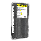 GermGuardian GENUINE Carbon Filter Replacements for 13.5-inch Air Purifiers - 4 Pack-4-Pack carbon replacement filters are designed to effectively tackle unwanted odors, harmful pollutants, and capture large fibers and particles.