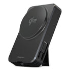 Kopplen 8000 mAh 20W Power Bank with Wireless Qi Charger Built-In MFi Lightning Cable - Black-Repeated Charges: 8,000 mAh of battery capacity lets you charge various devices multiple times during your travel