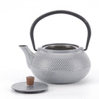 Minimal - Théière en fonte émaillée Minimal - Dot Gris - 0,6 L-Distribue la chaleur uniformément, maintient la température plus longtemps