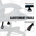 MotionGrey - Fauteuil de bureau ergonomique de direction avec réglage en hauteur, appui-tête et coussins lombaires - Noir-Installation facile – Notre emballage comprend les instructions et tous les accessoires nécessaires pour assembler la chaise. Votre chaise de bureau premium sera prête à rouler dans votre bureau en un rien de temps