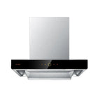 Fotile Perimeter Vent Series Stainless Steel Range Hood - 24"-Stainless steel and black tempered glass
