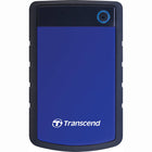 Transcend StoreJet TS2TSJ25H3B 2.5" External SATA USB 3.0 Portable Rugged Hard Drive - 2 TB - Blue-CE/FCC/BSMI/KC/RCM/EAC