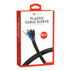 Helix - Gaine de câble en plastique 6 pi, Noir-Garde vos câbles propres et organisés
