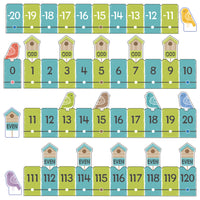 TREND enterprises On the Fence Number Line 20 to 120 Learning Set - 34 Pack-Nature-inspired number line can be arranged multiple ways to support instruction & fit unique spaces