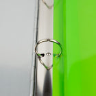 JAM Paper Plastic Binder Envelopes with Hook & Loop Closure - 3 Hole Punch - 9.5 x 1.25 x 11.5 - Lime Green - 12 Pack (218VB1LIME)-These Binder Envelopes feature a Velcro closure, expand up to an inch, and are 3 hole punched so that they fit right into a standard 3 ring binder!