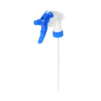 Globe Commercial Trigger Sprayer - 9.25" Tube - Blue-Mess-free transport with leak-proof 3-finger trigger