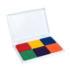 Ready 2 Learn Jumbo Washable Stamp Pad - 6-in-1 - 2 Pack-Safe For Ages 3+ - This kid-friendly, non-toxic ink pad is a safe craft resource for little artists. Children love to use it with stamps or create fingerprint art.