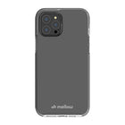 Mellow - etui ecoclear en plastique recycle pour Apple iPhone 12/12 Pro, Transparent-Design mince et transparent