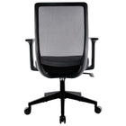 Staples - Fauteuil de bureau en tissu, de la collection Essentials, dossier en maille, noir-Inclinaison avec contrôle de la tension réglable pour le confort
