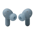 JBL - Live Beam 3 Écouteurs intra sur tige sans fil avec réduction de bruit - Bleu-Six microphones à formation de faisceaux réduisent le vent et les interférences afin que vous puissiez toujours communiquer avec clarté. Vous pouvez créer votre propre environnement d'appel grâce aux niveaux sonores ambiants personnalisés de Personal Sound Amplification. Un égaliseur vocal et un optimiseur de niveau vocal vous donnent un contrôle total non seulement sur le son que vos interlocuteurs entendent, mais également 