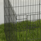 PawHut 30" Foldable Backyard Metal Pet Playpen-Colour: Black