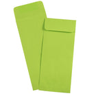 JAM Paper #10 Policy Envelopes, 4 1/8 x 9.5, Brite Hue Ultra Lime Green, 1000 Pack (15870B)-Material: Paper