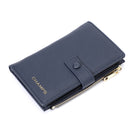 Champs Iconic Slim Wallet - Navy-Bill compartment
