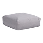 Zuo Luanda Ottoman - Grey-Removable and washable cushion cover