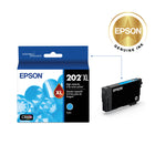 Epson T202 Ink Cartridge - High Capacity - Cyan-Sharp text, fast-drying ink