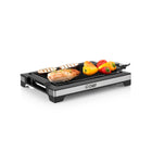Commercial Chef Indoor Electric Grill with Adjustable Temperature Control-Safe to Use: This indoor barbecue grill is considered one of the top kitchen essentials and grills with anti-slip feet to secure in place with electric grill indoor side handles for easy transport.
