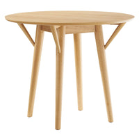 Modway Gallant 36" Dining Table - Oak-Modern Dining Table