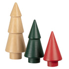 General Supply Goods + Co - Arbres en bois décoratifs - Paquet de 3-Fabriqués à partir de bois doux et poncé pour un style naturel et artisanal