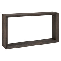 Hudson&Canal Osmond 55"W Console Table - Alder Brown-A modern contemporary design for your entryway, living room, den, and more