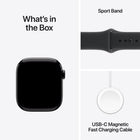 Apple Watch Series 11 - 42 mm - GPS - Jet Black Aluminium Case with Black Sport Band - S/M-9