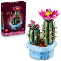 LEGO - Botanicals Le cactus en fleurs-Un jeu de construction LEGO pour décorer les cactus, pour les enfants de 9 ans et plus
