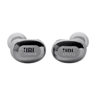 JBL Live Buds 3 True Wireless Noise Cancelling Bud-Type Earbuds - Silver-Enjoy 10 hours of playtime, plus another 30 in the charging case.* Need to recharge even faster? 10 minutes on a USB type-C charging cable will give you another four hours of playtime. You can also recharge them using wireless charging. (*with ANC off)
