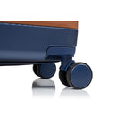Champs Vintage III 3-Piece Hardside Luggage Set - Expandable - Navy-Top and side grip handles