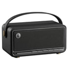 Edifier - Haut-parleur portable sans fil MP330 BT, audio Hi-Res, design rétro en bois, son stéréo de 20 W RMS – Noir-Facile à transporter – Emportez le MP330 grâce à sa poignée pratique, que vous vous déplaciez d’une pièce à l’autre ou que vous partiez en escapade de camping