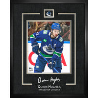 Quinn Hughes Canucks Replica Signature Frame - Framed Print - 16" x 20"-Premium virtual frames
