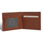 Champs - Portefeuille Bi-Fold en cuir Onyx - Marron-Double compartiment à billets