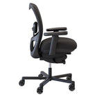 Nightingale CXO Heavy Duty Mid Back Chair - Black-Vertical and horizontal lumbar adjustment