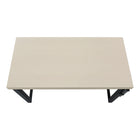 Monarch Specialties 7679 48" Computer Desk - Modern Taupe/Adj.Height/ Black-10