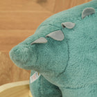 Qaba - Cheval à bascule en peluche sur rockers en bois - vert-Corps en peluche doux et câlin avec siège rembourré confortable pour de longs moments de plaisir 