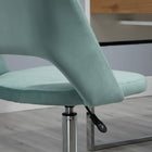 Vinsetto Armless Swivel Computer Desk Chair - Green-Colour: Green