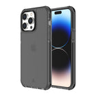 AXS PROShield Plus MagSafe Compatible Drop-tested Clear Case for Apple iPhone 14 Pro - Smoke-Sleek reinforced corners maximize shock absorption by creating an air cushion between your phone and any surface