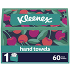 Kleenex- Essuie-mains en papier jetables, 1 boîtes, essuie-mains en papier pour la salle de bain - paquet de 60-essuie-mains en papier jetables kleenex, 1 boîtes, essuie-mains en papier pour la salle de bain, 60 essuie-mains par boîte