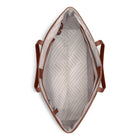 Champs - Onyx Sac Ouvert en Cuir - Marron-Poche intérieure zippée avec protection RFID