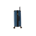 Lucas 3-Piece Durable Expandable Hardside Luggage Set with Spinner Wheels - Blue-Ceiling to floor mounted compression straps keep clothing neatly packed.