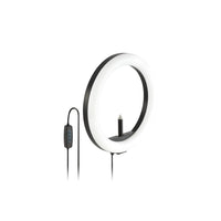 Kensington L1000 Bicolor Ring Light with Webcam Mount - Black -Optimized Office Lighting: Distributes light evenly and eliminates harsh face shadows
