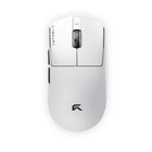 Cybeart Artemis Ultra-Light Tri-Mode Wireless Mouse - White-Dual 300mAh instant hot-swappable batteries feature Type-C charging - provides continuous power for marathon gaming or productivity