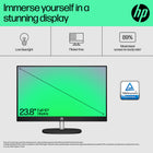 HP - Ordinateur tout-en-un 24 po - Processeur Intel Core i5-1334U - 512 Go SSD - 16 Go RAM - Windows 11 Famille-Affichage à bord mince sur trois côtés : Voyez davantage de votre écran grâce à un affichage à bords minces sur trois côtés qui maximise votre zone de visionnement