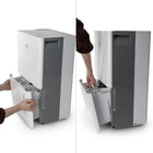 BLACK+DECKER 370 Sq. Ft. Dehumidifier for Large Spaces-Safety Features: Our basement dehumidifiers feature automatic overflow shutoff protection, along with a built-in indicator light and audible alert system when the bucket is full.