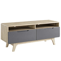 Modway Origin 47" TV Stand - Natural Grey-Mid-Century Modern 47" TV Stand