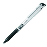 Pentel EnerGel Liquid Gel Pen Metal Tip Capped - 0.7 mm - Black - 12 Pack  -A durable EnerGel for the true north adventure or active workspace.