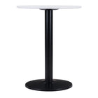Zuo Alto Bistro Table - White/Black-3 year limited warranty