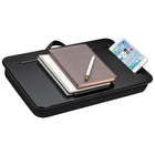 LapGear Sidekick Lap Desk - Black-Improved air-flow: Smooth, flat surface allows for proper laptop ventilation, as recommended by laptop manufacturers